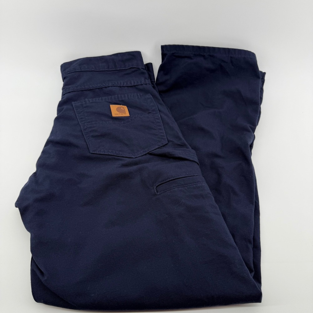 Carhartt B159-NVY Loose Original Fit Canvas Work Pants Navy Blue 30x30